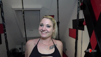 Cover for 'Blonde Wrecked And Creampied In 1St Gangbang'